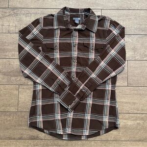 Vintage H&M Brown Plaid Button Down